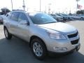 2012 Silver Ice Metallic Chevrolet Traverse LT  photo #3