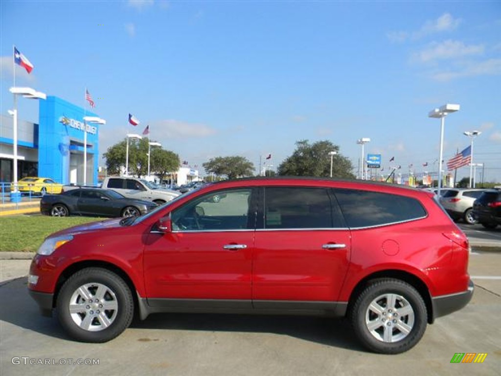 Crystal Red Tintcoat 2012 Chevrolet Traverse LT Exterior Photo #57968772