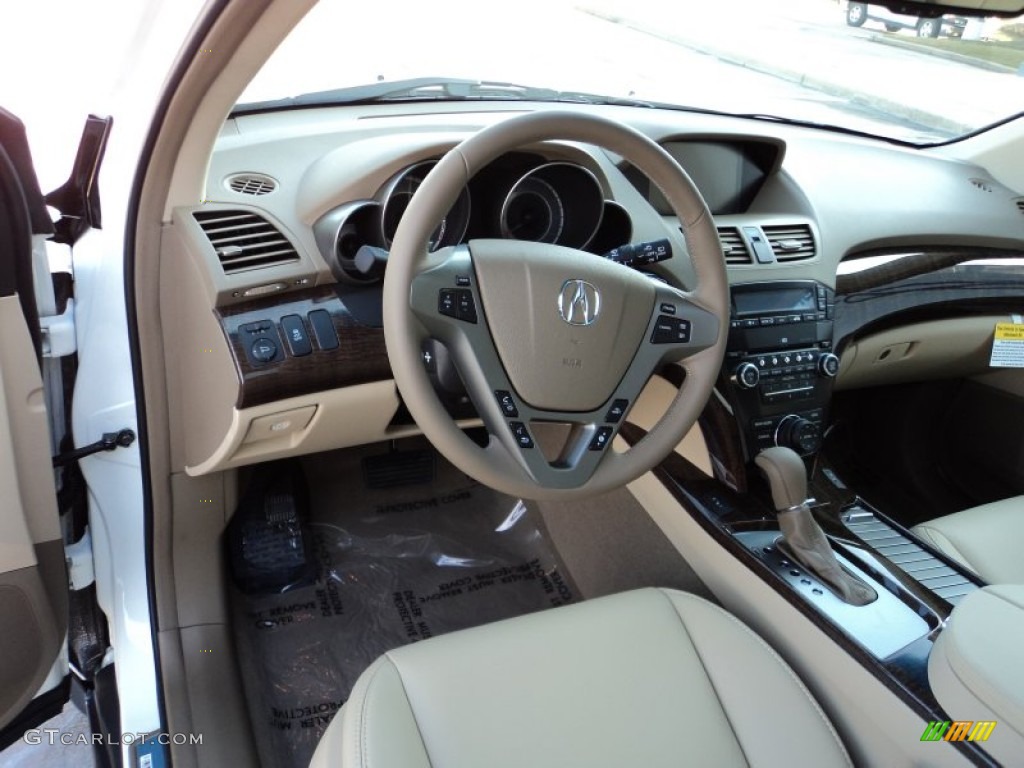 2012 Acura MDX SH-AWD Technology Parchment Dashboard Photo #57968902