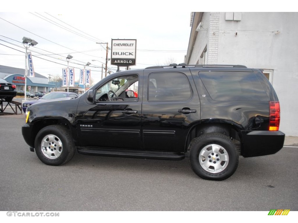 2011 Tahoe LT 4x4 - Black / Light Titanium/Dark Titanium photo #3