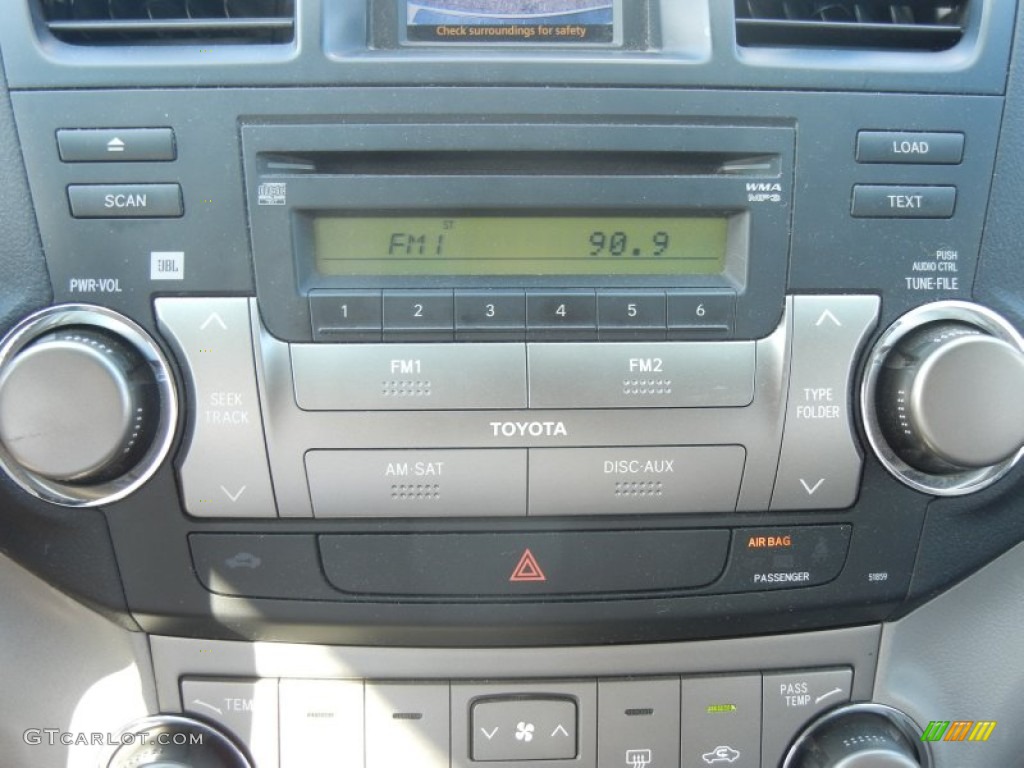 2009 Highlander Sport - Blizzard White Pearl / Ash photo #24