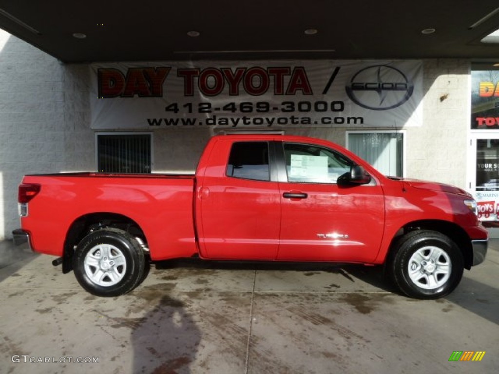 2012 Tundra Double Cab 4x4 - Radiant Red / Graphite photo #1