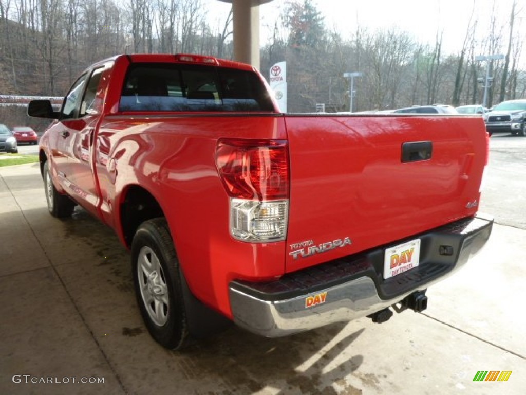 2012 Tundra Double Cab 4x4 - Radiant Red / Graphite photo #4