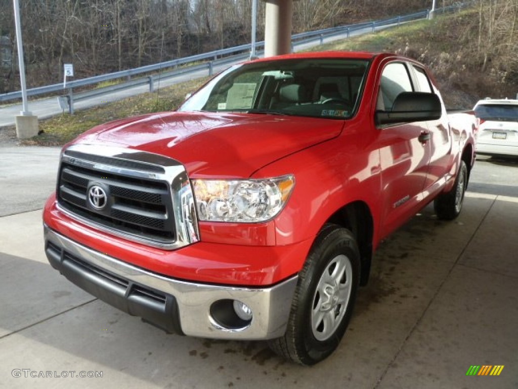 2012 Tundra Double Cab 4x4 - Radiant Red / Graphite photo #5