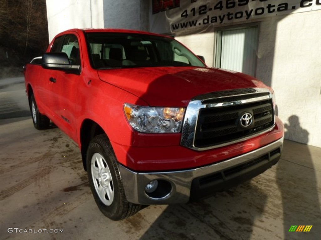 2012 Tundra Double Cab 4x4 - Radiant Red / Graphite photo #6