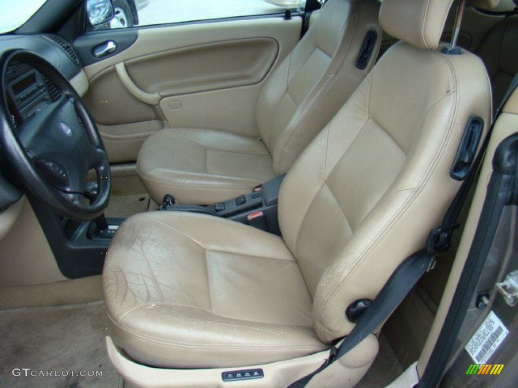 Sand Beige Interior 2003 Saab 9-3 SE Convertible Photo #57973928
