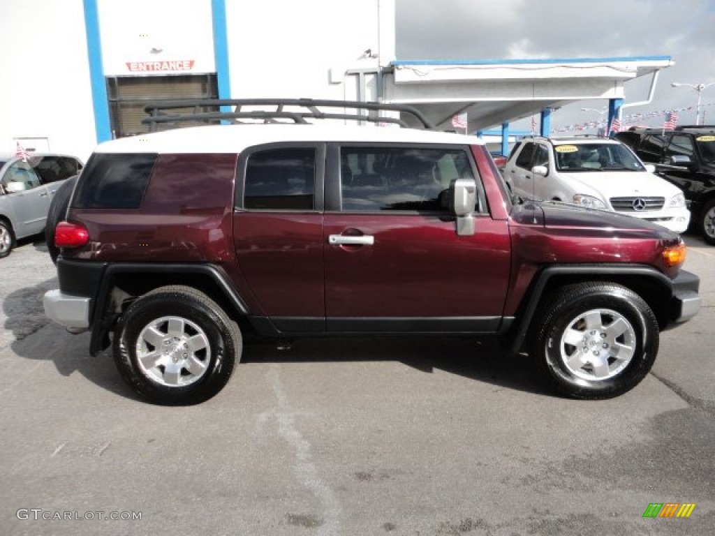 2007 FJ Cruiser  - Black Cherry Pearl / Dark Charcoal photo #4