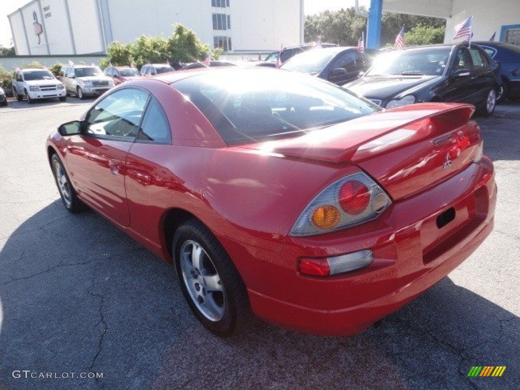 2003 Eclipse GS Coupe - Ultra Red Pearl / Midnight photo #3