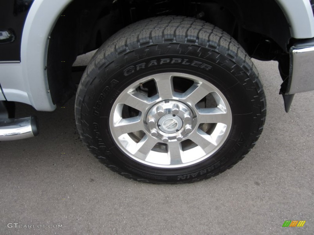 2008 Ford F250 Super Duty Lariat Crew Cab 4x4 Wheel Photo #57975146