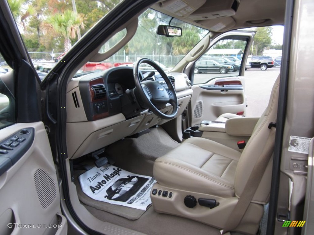 Tan Interior 2006 Ford F350 Super Duty Lariat Crew Cab Dually Photo #57975299