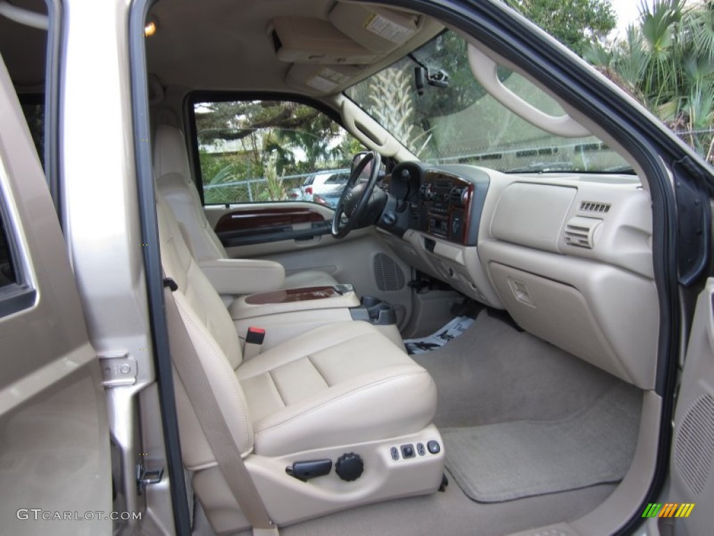 Tan Interior 2006 Ford F350 Super Duty Lariat Crew Cab Dually Photo #57975320