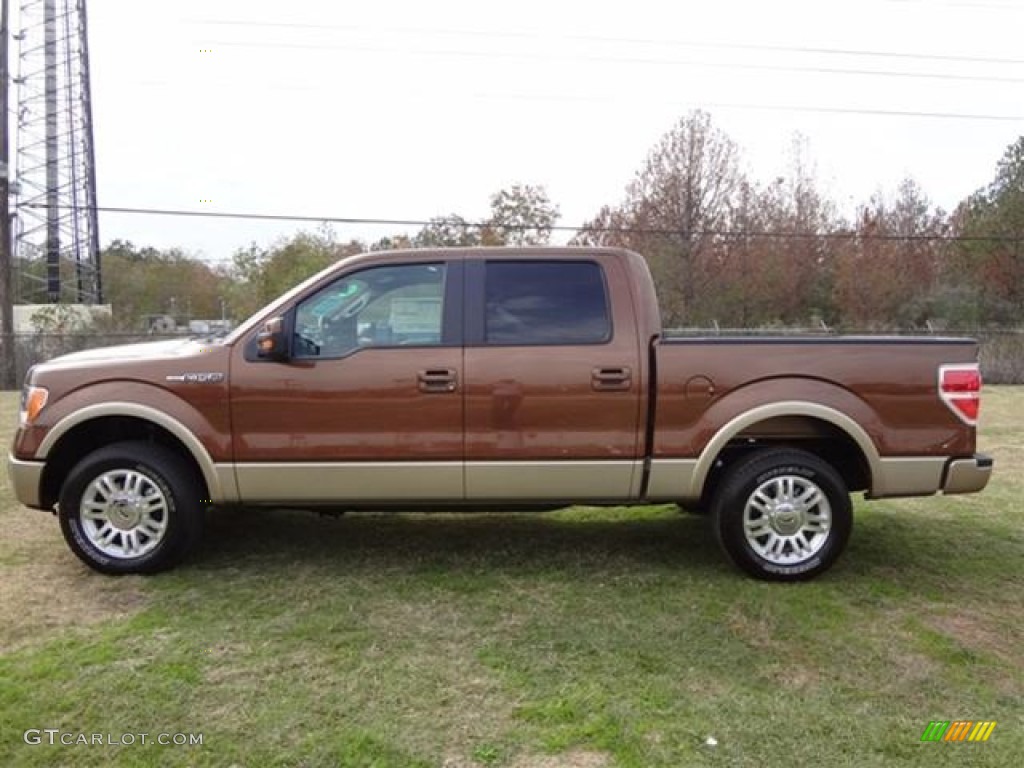 Golden Bronze Metallic 2012 Ford F150 Lariat SuperCrew Exterior Photo #57976469