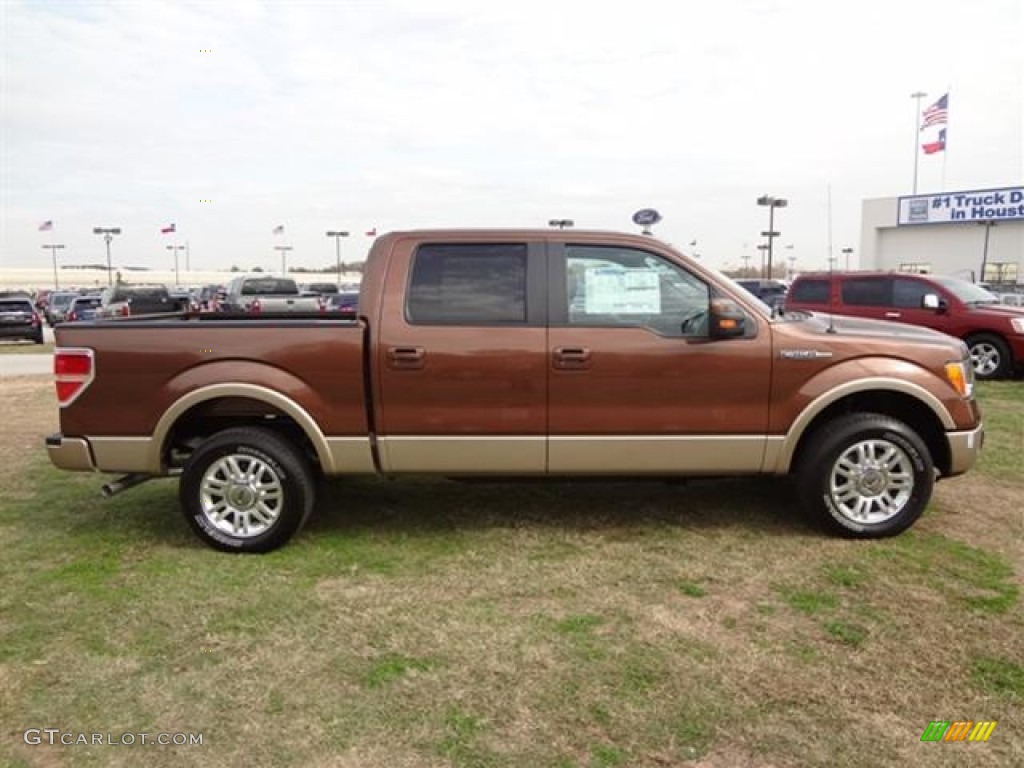 Golden Bronze Metallic 2012 Ford F150 Lariat SuperCrew Exterior Photo #57976502