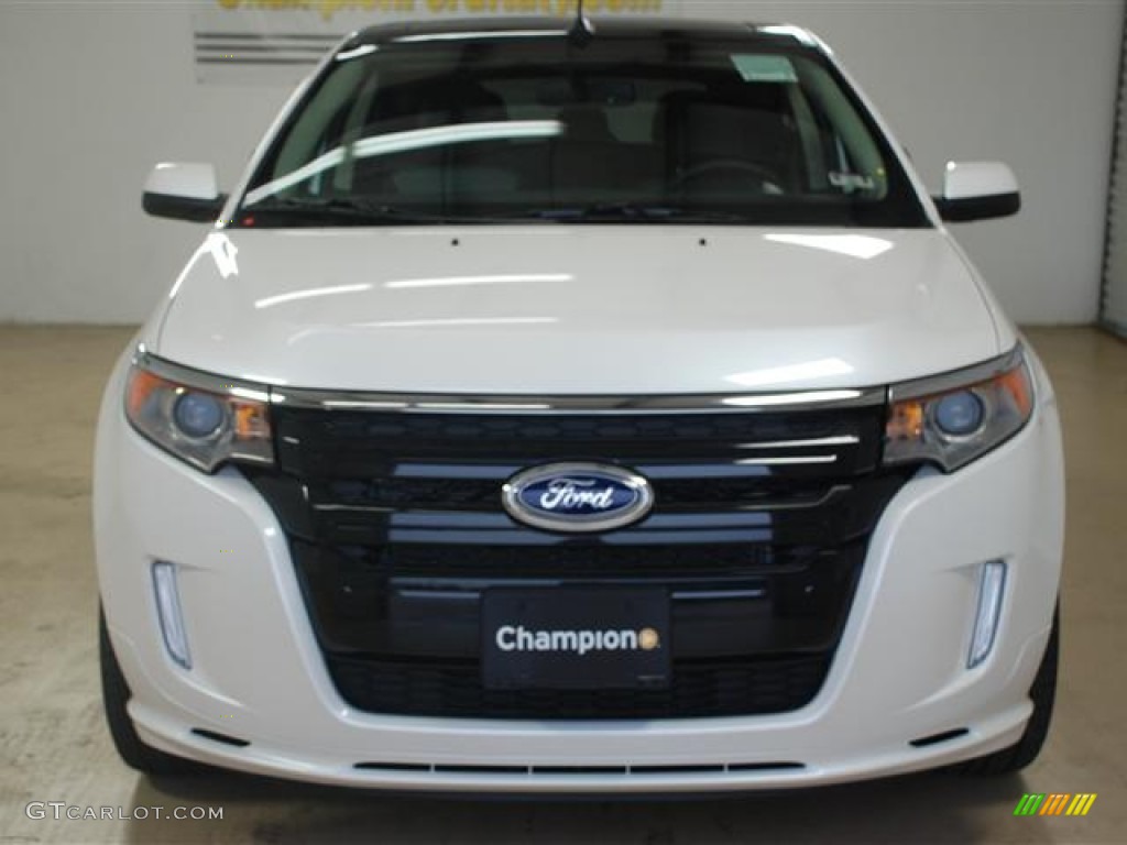 2012 Edge Sport - White Platinum Metallic Tri-Coat / Charcoal Black/Silver Smoke Metallic photo #2