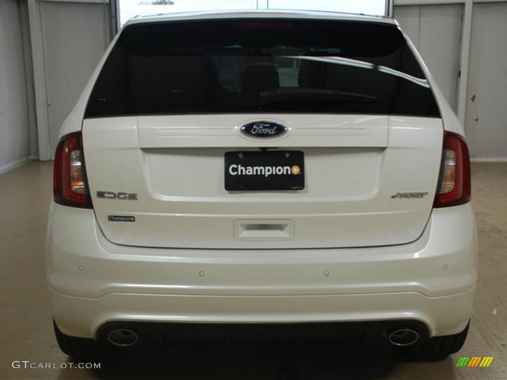 2012 Edge Sport - White Platinum Metallic Tri-Coat / Charcoal Black/Silver Smoke Metallic photo #5