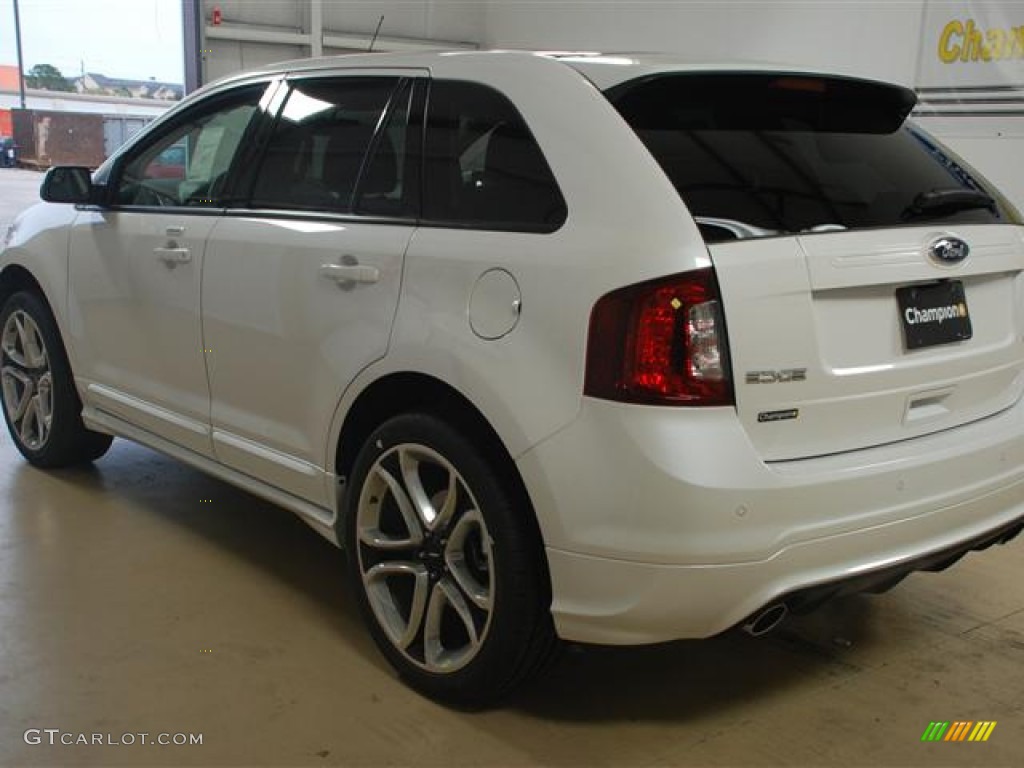 2012 Edge Sport - White Platinum Metallic Tri-Coat / Charcoal Black/Silver Smoke Metallic photo #6
