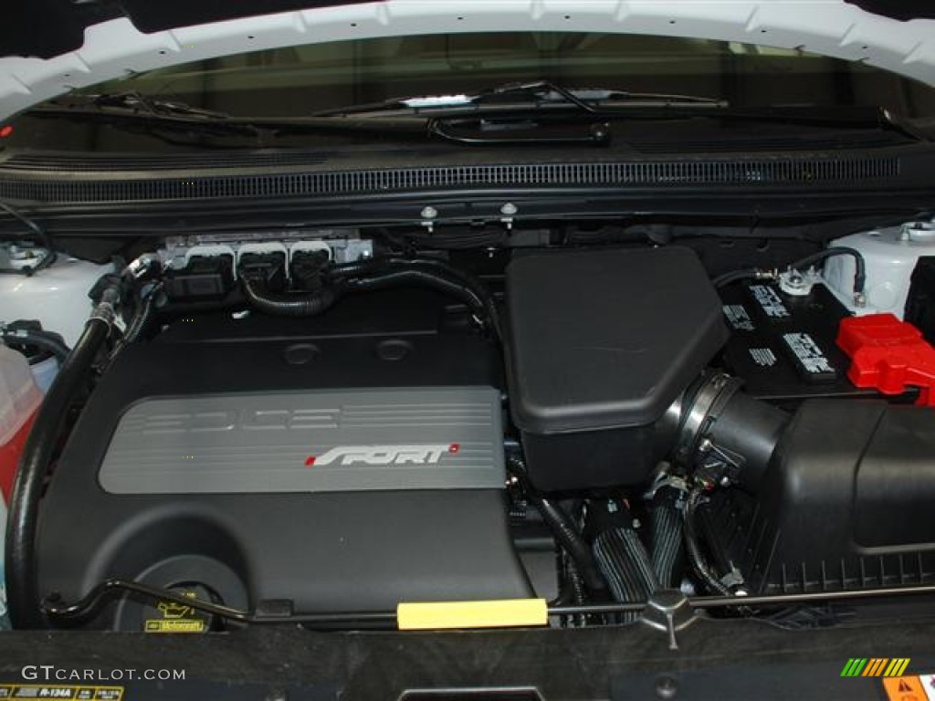 2012 Edge Sport - White Platinum Metallic Tri-Coat / Charcoal Black/Silver Smoke Metallic photo #19