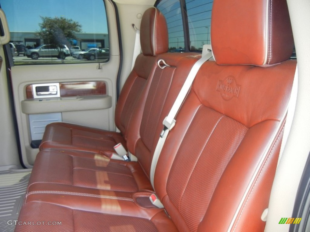 2010 F150 King Ranch SuperCrew 4x4 - Royal Red Metallic / Chapparal Leather photo #11