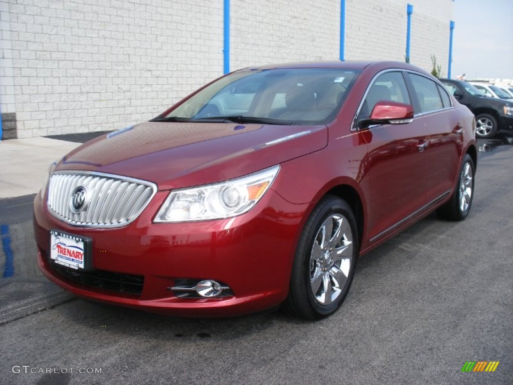 2010 LaCrosse CXL AWD - Red Jewel Tintcoat / Cocoa/Light Cashmere photo #1