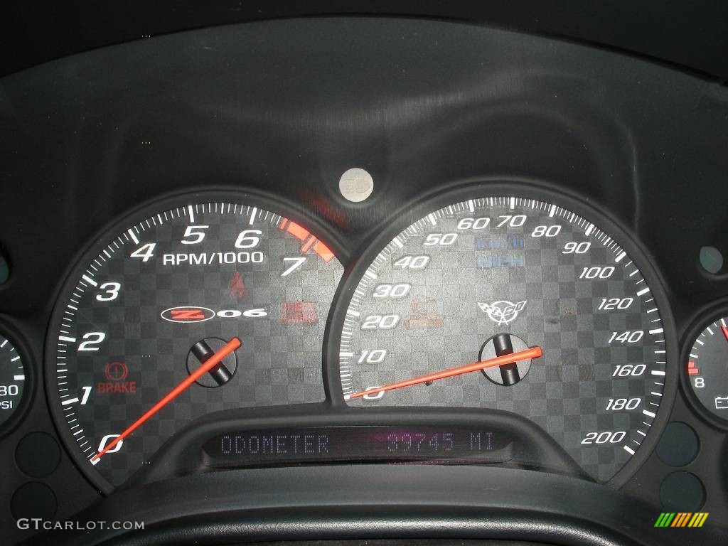 2001 Chevrolet Corvette Z06 Gauges Photo #57978289