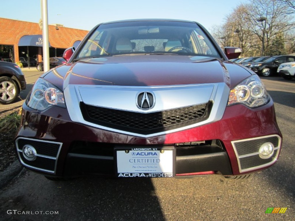 2010 RDX SH-AWD - Basque Red Pearl / Taupe photo #2