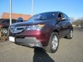 2009 Dark Cherry Pearl Acura MDX   photo #1