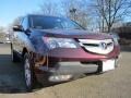 2009 Dark Cherry Pearl Acura MDX   photo #3