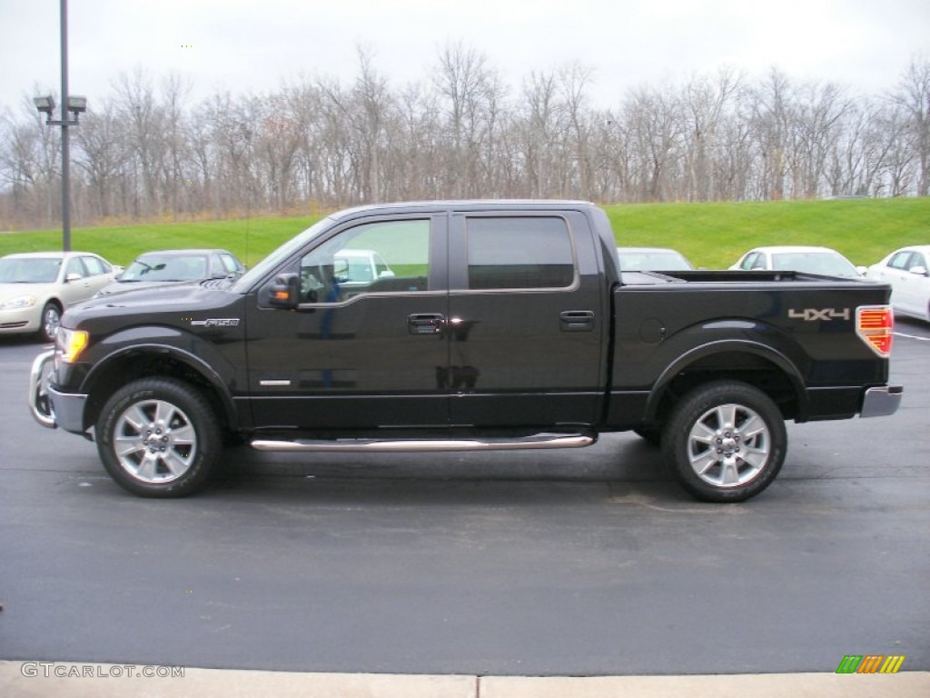 Tuxedo Black Metallic 2011 Ford F150 Lariat SuperCrew 4x4 Exterior Photo #57981467