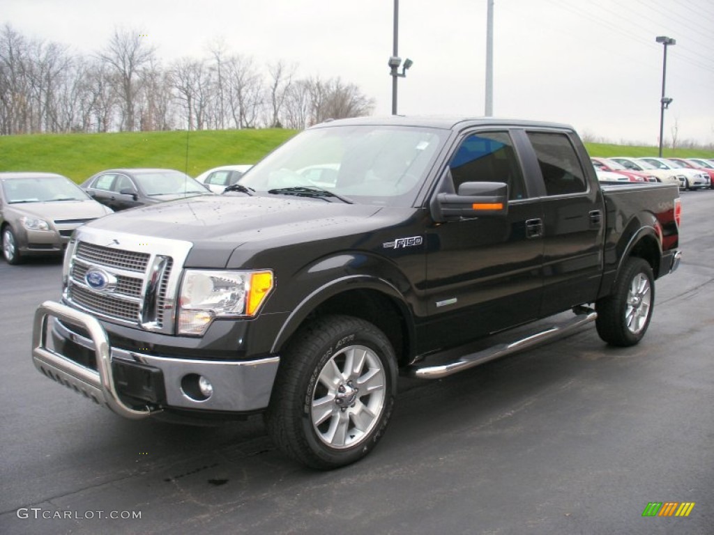 Tuxedo Black Metallic 2011 Ford F150 Lariat SuperCrew 4x4 Exterior Photo #57981494