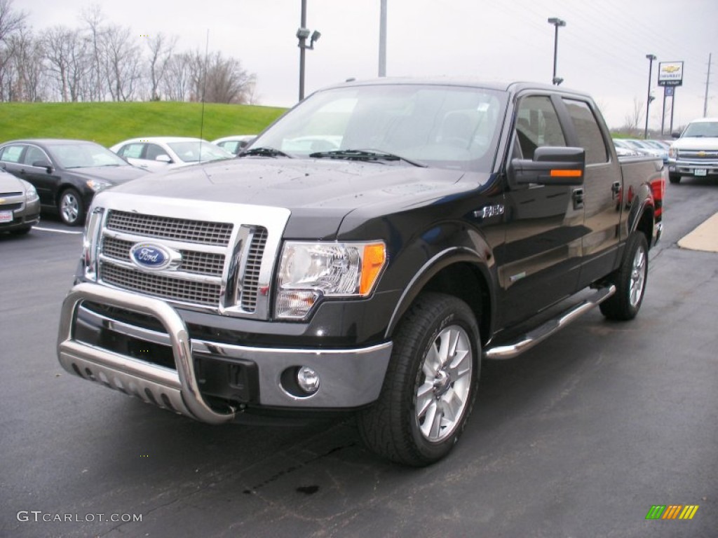 Tuxedo Black Metallic 2011 Ford F150 Lariat SuperCrew 4x4 Exterior Photo #57981500