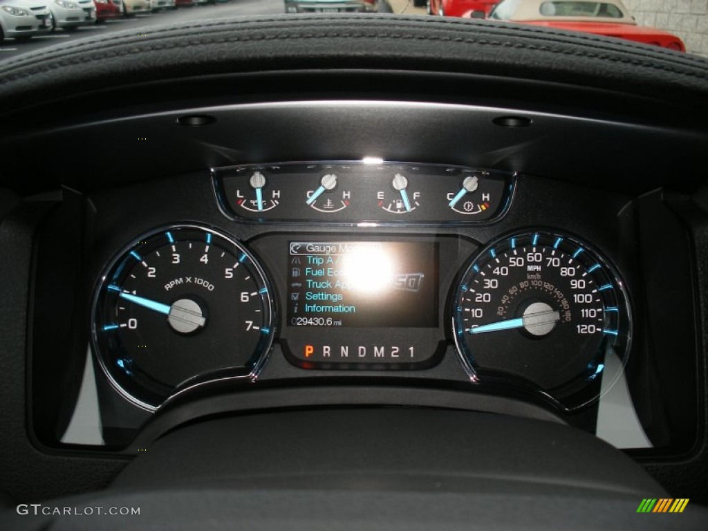 2011 Ford F150 Lariat SuperCrew 4x4 Gauges Photo #57981554