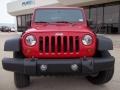 2008 Flame Red Jeep Wrangler X 4x4  photo #18