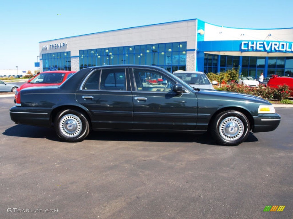 1999 Crown Victoria  - Dark Green Metallic / Medium Parchment photo #1
