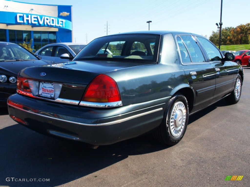 1999 Crown Victoria  - Dark Green Metallic / Medium Parchment photo #3