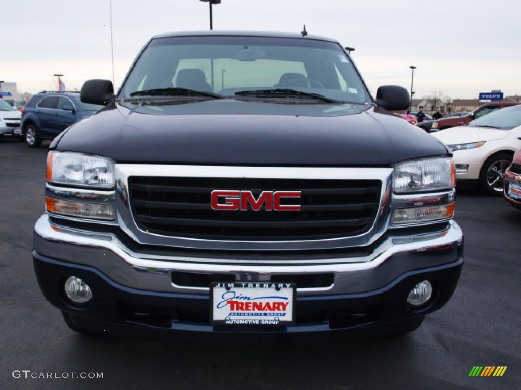 2006 Sierra 1500 SLE Extended Cab 4x4 - Deep Blue Metallic / Dark Pewter photo #8