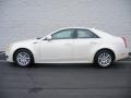 White Diamond Tricoat 2010 Cadillac CTS 4 3.0 AWD Sedan Exterior