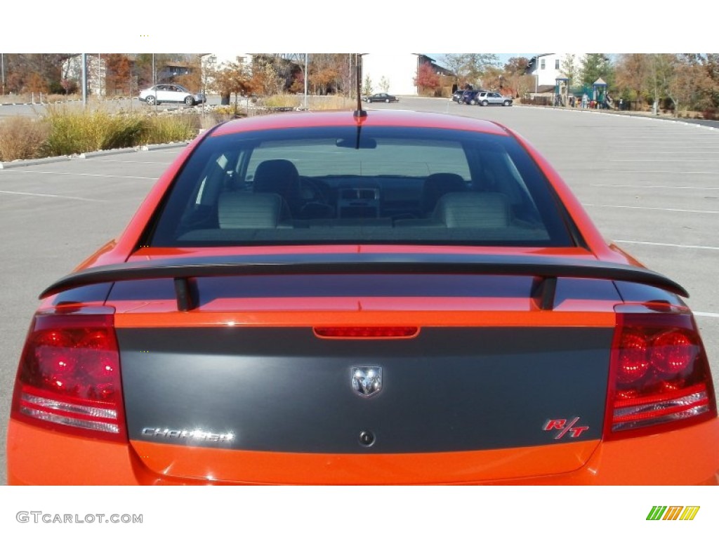 2008 Charger R/T Daytona - HEMI Orange Pearl / Dark Slate Gray photo #8