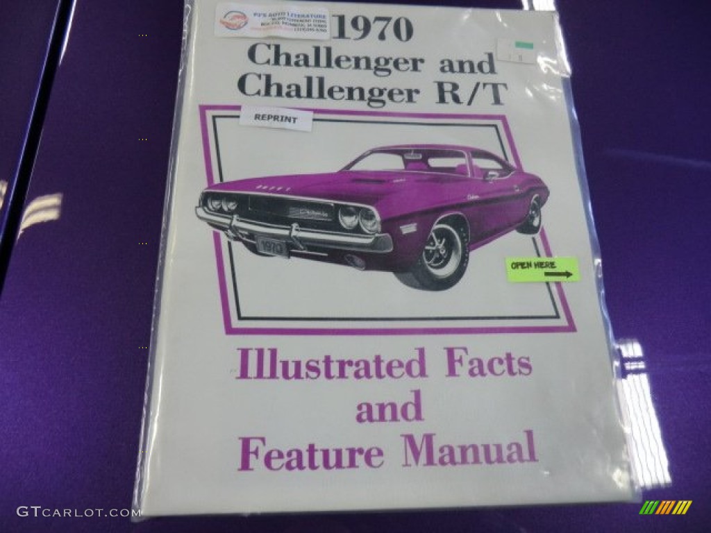 1970 Dodge Challenger R/T Coupe Books/Manuals Photo #57985013