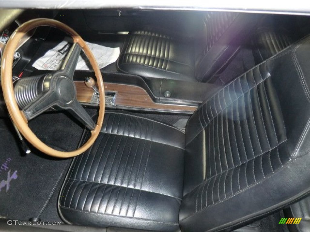 Black Interior 1970 Dodge Challenger R/T Coupe Photo #57985052