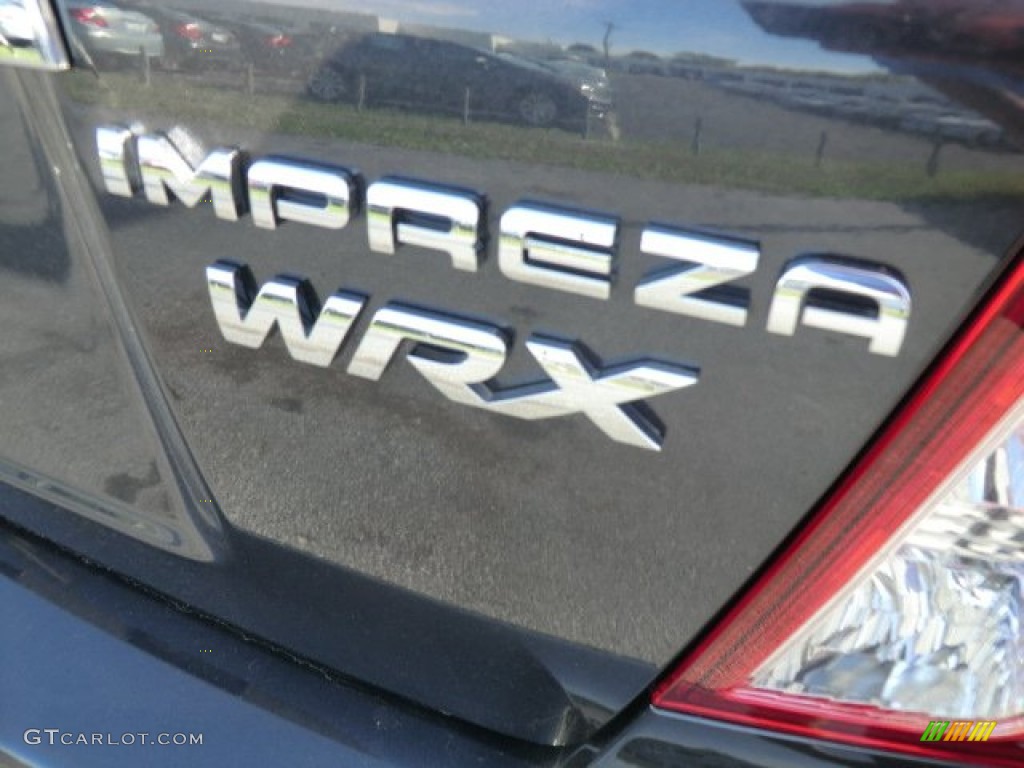2009 Impreza WRX Sedan - Dark Gray Metallic / Carbon Black photo #8