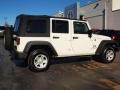 2007 Stone White Jeep Wrangler Unlimited X 4x4  photo #3