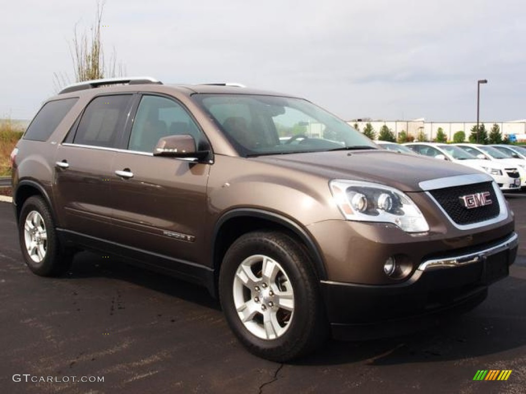 Medium Brown Metallic 2008 GMC Acadia SLT AWD Exterior Photo #57987932