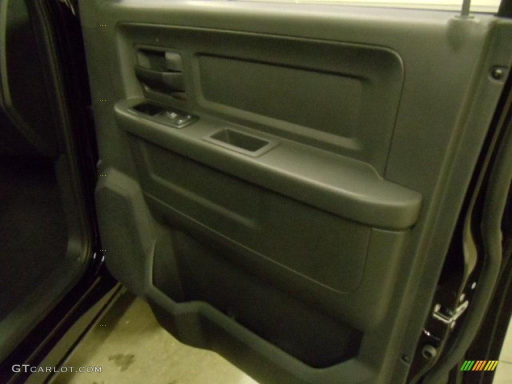 2012 Ram 1500 Express Quad Cab 4x4 - Black / Dark Slate Gray/Medium Graystone photo #12
