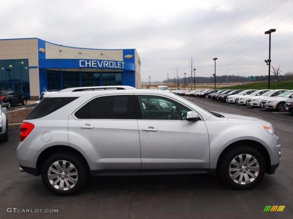 2010 Equinox LTZ AWD - Silver Ice Metallic / Jet Black/Light Titanium photo #1