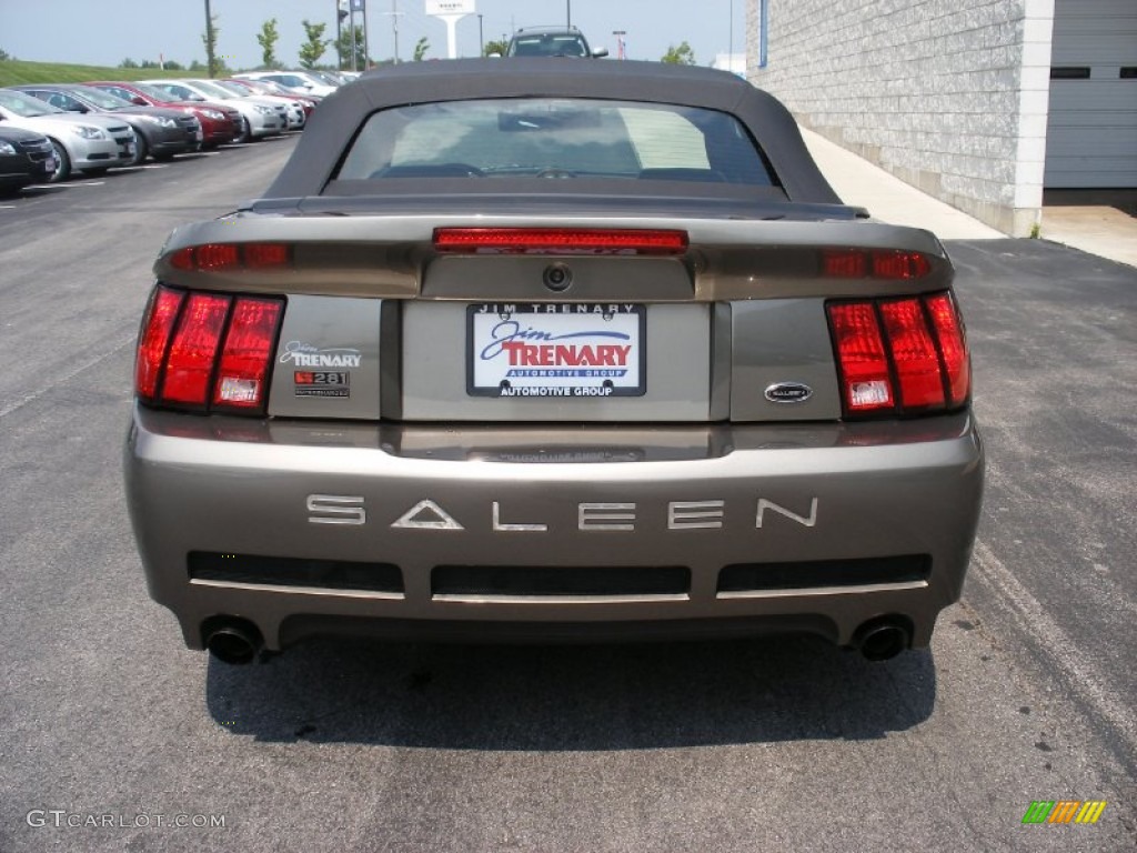 2001 Mustang Saleen S281 Supercharged Convertible - Mineral Grey Metallic / Dark Charcoal photo #22