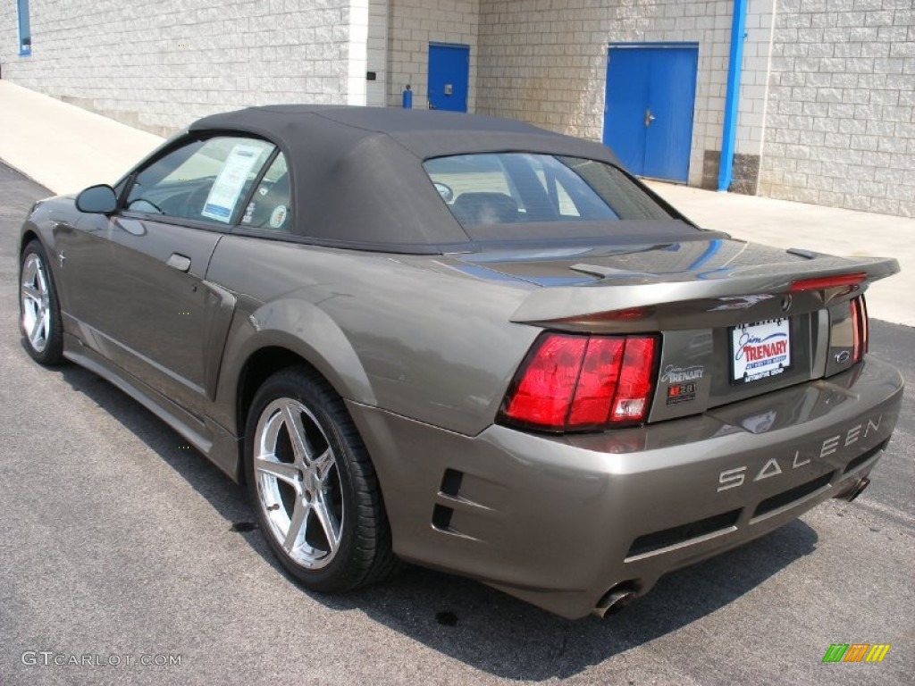 2001 Mustang Saleen S281 Supercharged Convertible - Mineral Grey Metallic / Dark Charcoal photo #25