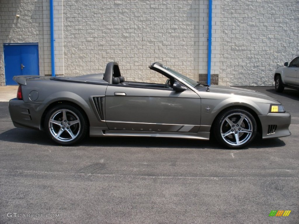 2001 Mustang Saleen S281 Supercharged Convertible - Mineral Grey Metallic / Dark Charcoal photo #26