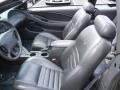 Dark Charcoal 2001 Ford Mustang Saleen S281 Supercharged Convertible Interior Color