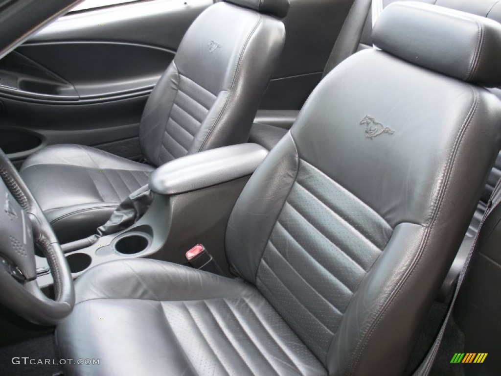 2001 Mustang Saleen S281 Supercharged Convertible - Mineral Grey Metallic / Dark Charcoal photo #32