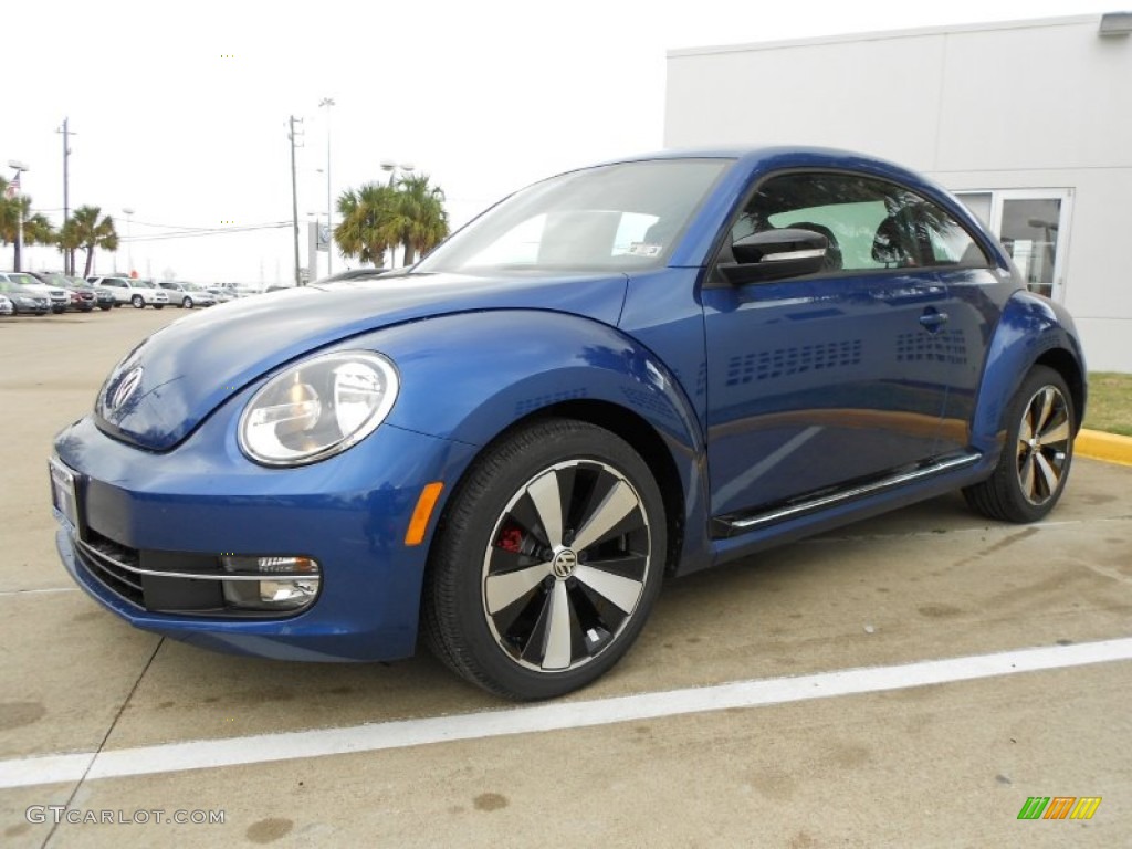 Reef Blue Metallic 2012 Volkswagen Beetle Turbo Exterior Photo #57991028